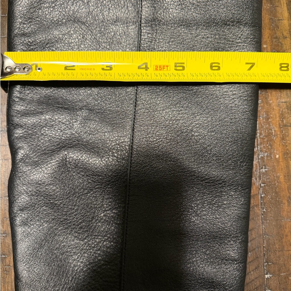 INTENTIONALLY BLANK EFF Black Knee-High Heeled Boots - Picture 9 of 11